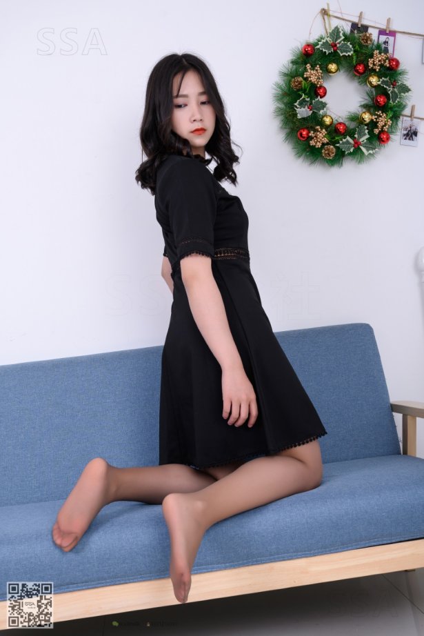 [SSA丝社]超清写真 NO.161 阿花 黑色连衣裙穿搭示范 [120P/1.64GB]