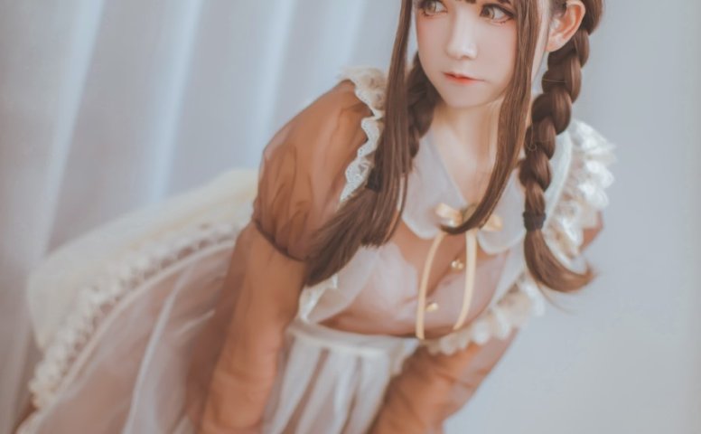 Coser衣衣 – 白丝兽耳 透明钕仆 [31P/258MB]