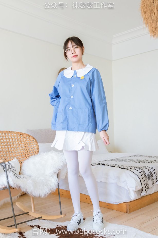 [BoBoSocks袜啵啵]NO.093 小甜豆-贝壳头、厚白丝[132P/1V/5.96GB]