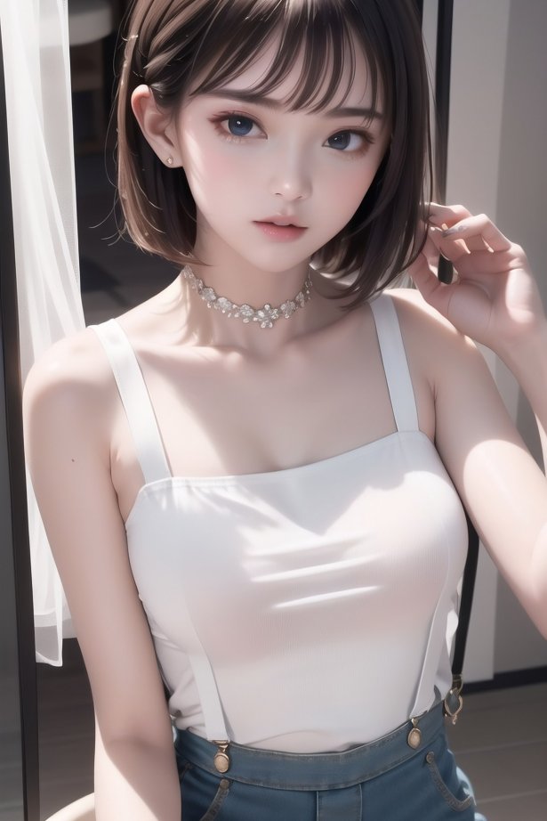 AI绘画 007 2K高清 致纯 2套背带裤 [20P/74M]