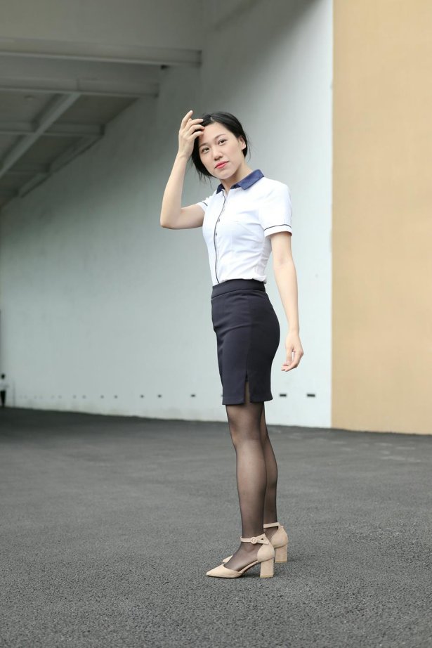 魔镜街拍 NO.165 OL至服黑丝 [138P/155M]