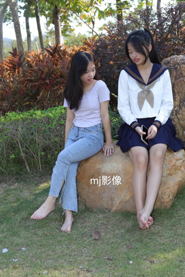 Pary摄影 NO.063 诗诗与小然户外展示原味嫩脚丫 [100P/0.99GB]