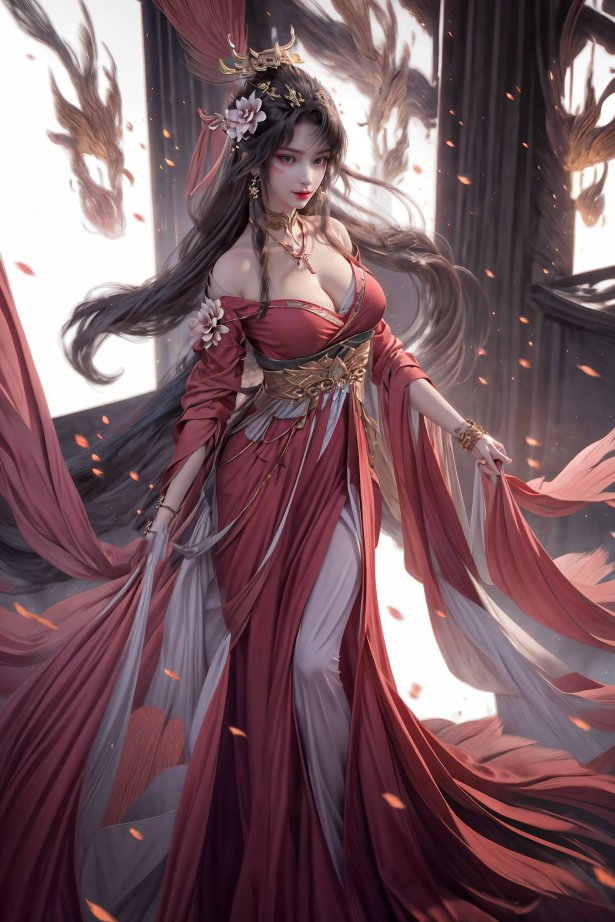 AI绘画 163 完美世界-天狐仙子 逼真狐尾[33P/110MB]