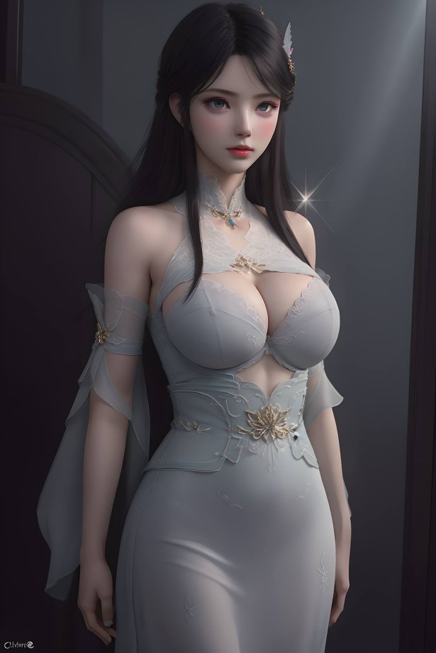 AI绘画 156 斗破苍穹-萧薰儿 蝶翼内一写真[57P/170MB]