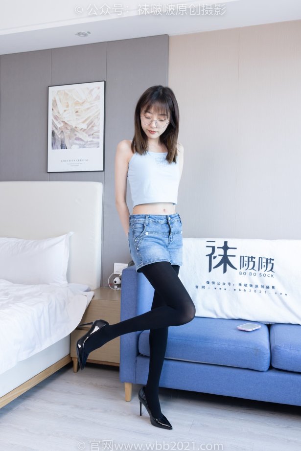 [BoBoSocks袜啵啵]NO.385 稚予-高跟鞋、皮鞋、运动鞋、厚黑丝[180P/1V/6.90GB]