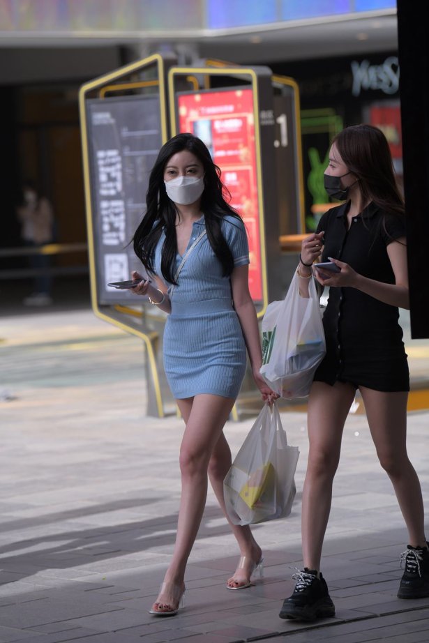 精选街拍作品 NO.4122 蓝色如水般温柔[95P/162MB]