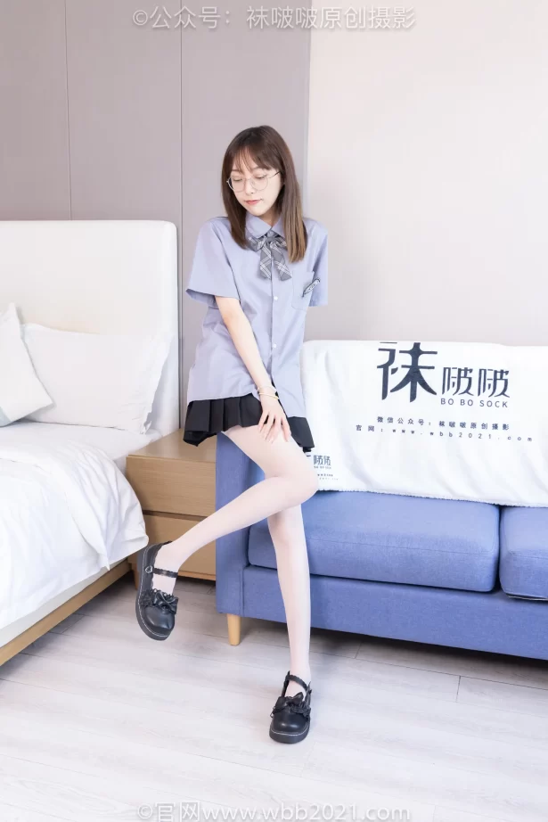 [BoBoSocks袜啵啵]NO.460 稚予-JK至服、皮鞋、帆布鞋、薄白丝[163P/1V/7.15GB]