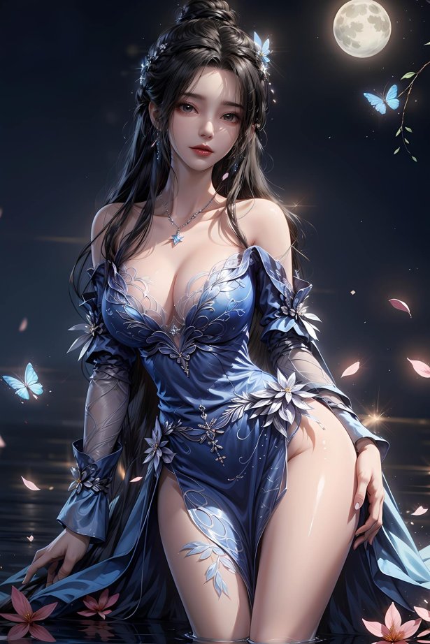 AI绘画 584 李慕婉（莲花仙子）[99P/82.8MB]