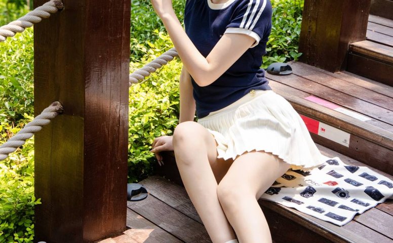 足愉心 NO.039 嘉怡（搭配：体操服、白色短裙、白色棉袜、运动鞋）[120P/2V/14.8GB]