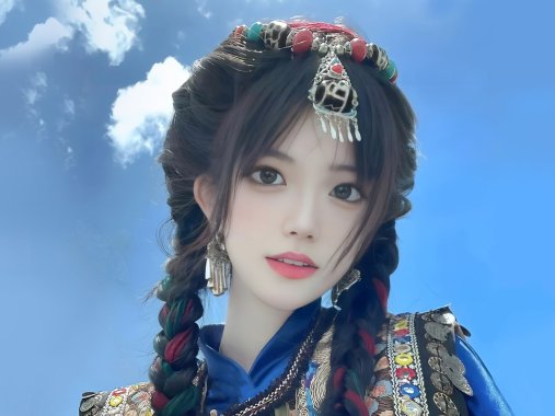 桌面壁纸 003 国风 西藏服饰 镁钕 4k电脑壁纸