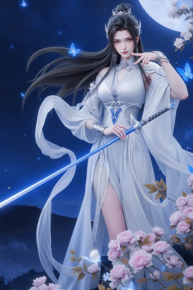 AI绘画 818 诛仙-陆雪琪[16P/139M]