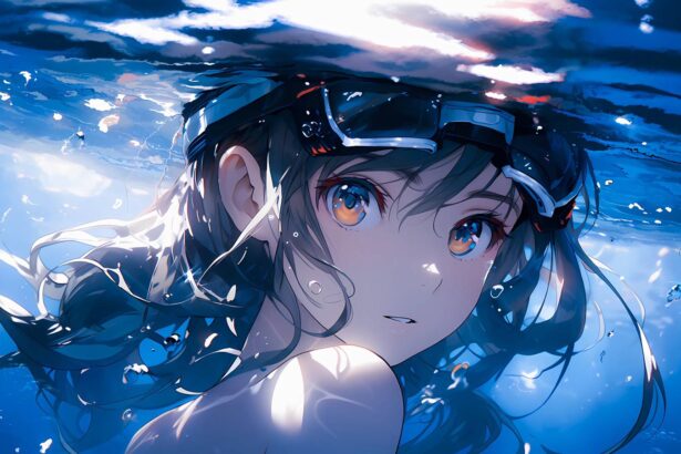 桌面壁纸 024 水下可爱动漫女孩4K动漫壁纸3840×2160