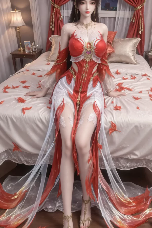 AI绘画 836 完美世界-火灵儿[77P/528M]