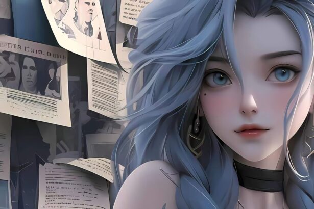 桌面壁纸 035 金克丝 报纸墙 动漫镁钕5120×1440双屏壁纸