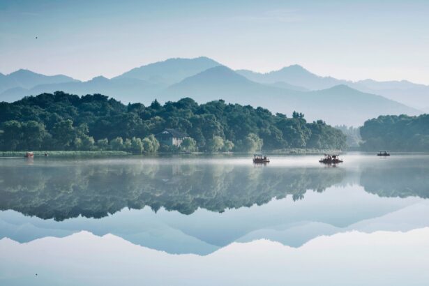 桌面壁纸 041 杭州西湖山水倒映风景高清4k壁纸