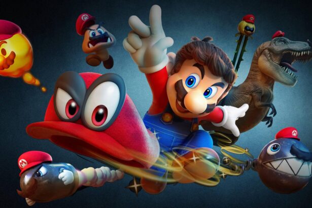 桌面壁纸 043 Bullet Bill Cappy Chain Chomp Goomba Lava Bubble T Rex Uproot 超级马里奥 奥德赛 马里奥