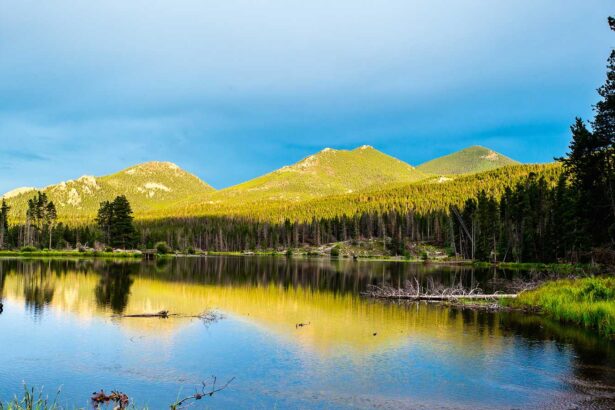 桌面壁纸 044 斯普拉格湖风景带鱼屏壁纸 