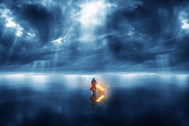 桌面壁纸 055 乌云水面4k壁纸