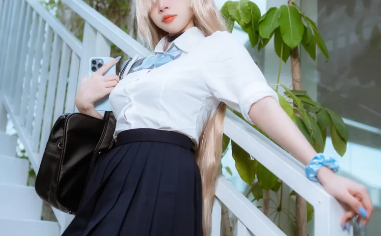 二佐Nisa – 蔚蓝档案 一之濑明日奈 JK至服[23P/264MB]