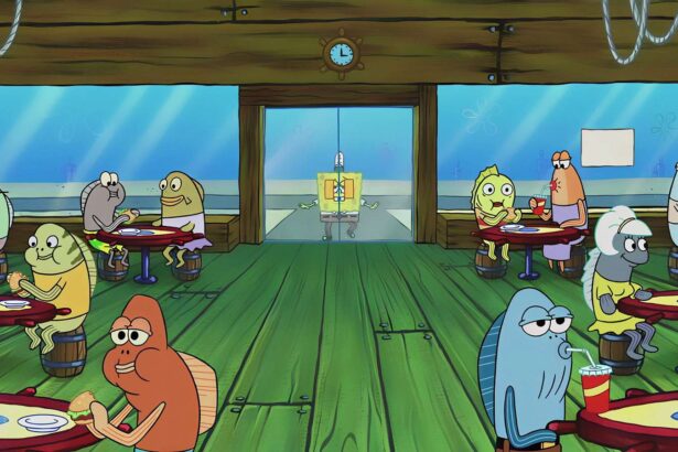 桌面壁纸 066 海绵宝宝 餐厅 高清4K壁纸3840×2160