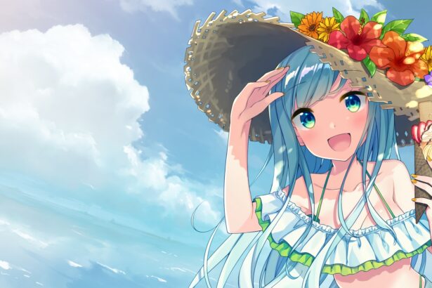 桌面壁纸 070 长发卡通4k壁纸