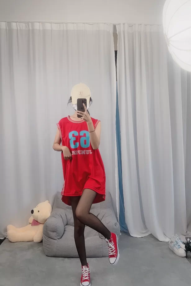 三禾摄影 NO.059 篮球服 黑丝 帆布鞋 牛仔短裤[121P/3V/1.05GB]