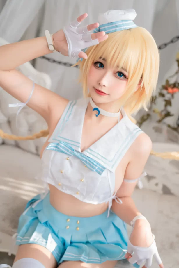 Momoko葵葵 & 瓜希酱 – FATE 黑白贞德[60P/817MB]