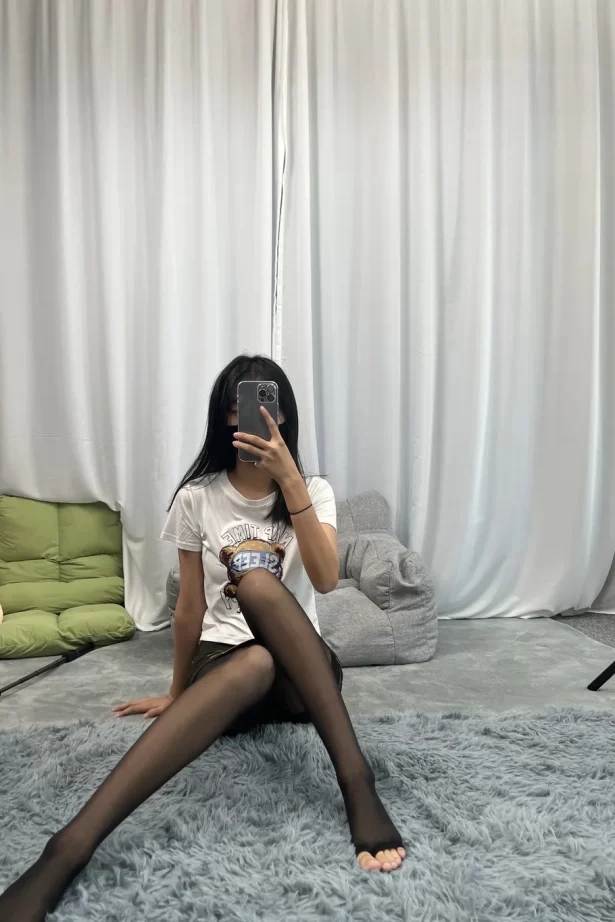 三禾摄影 NO.060 迷彩裤裙 黑丝露趾袜[208P/1.44GB]