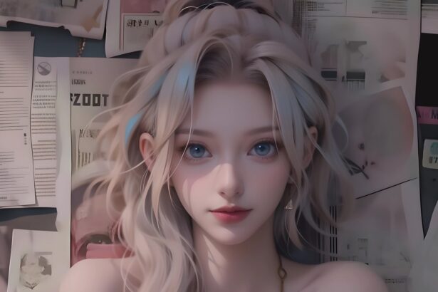 桌面壁纸 080 报纸墙 长卷发 可爱动漫镁钕2560×1600高清壁纸