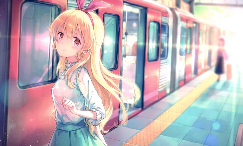 桌面壁纸 082 地铁 列车 偶像活动 金色长发少女 星宫莓4k壁纸