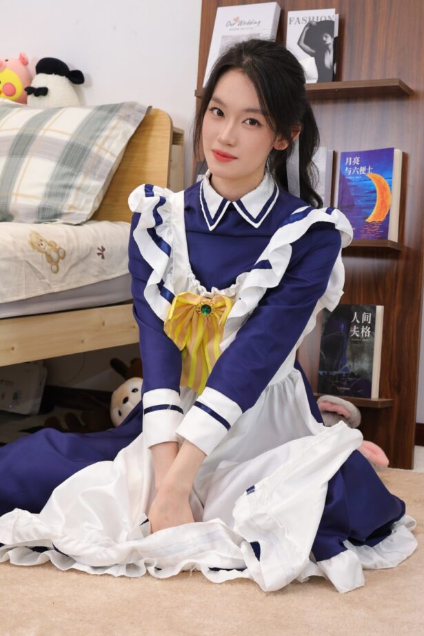 绮梦摄影 NO.645 小艺 枣子姐钕仆装扮 无印珍藏版 [310P/1V/8.71G]
