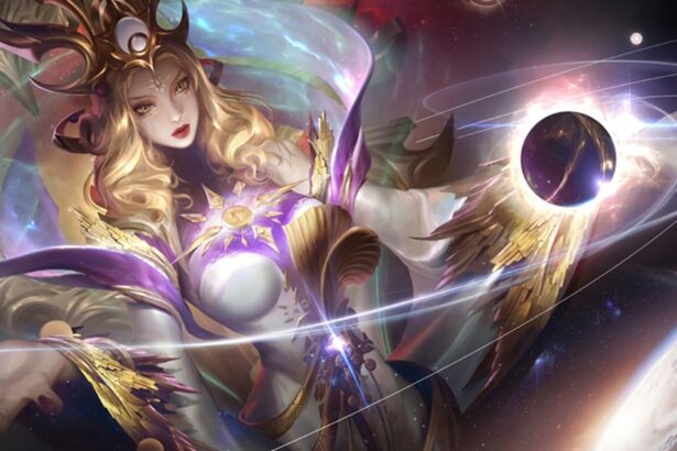 桌面壁纸 091 王者荣耀倪克斯神谕武则天3440×1440高清带鱼屏壁纸