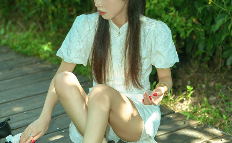 [足蘑菇] 第38期-饼饼-夏日蝉鸣与旗袍 [100P/540MB]