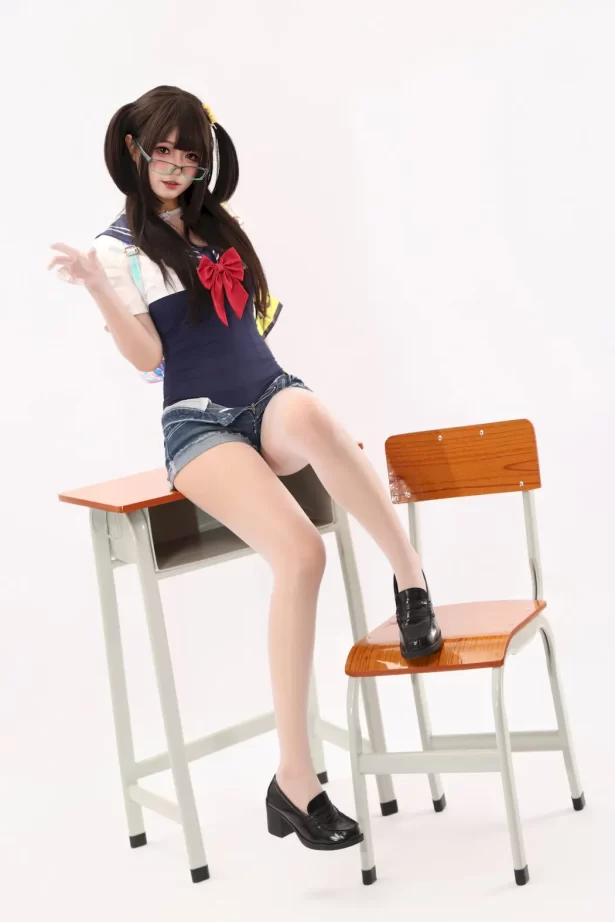 柒柒要乖哦 NO.072 – 风纪委员 连体白丝死库水[60P/550MB]